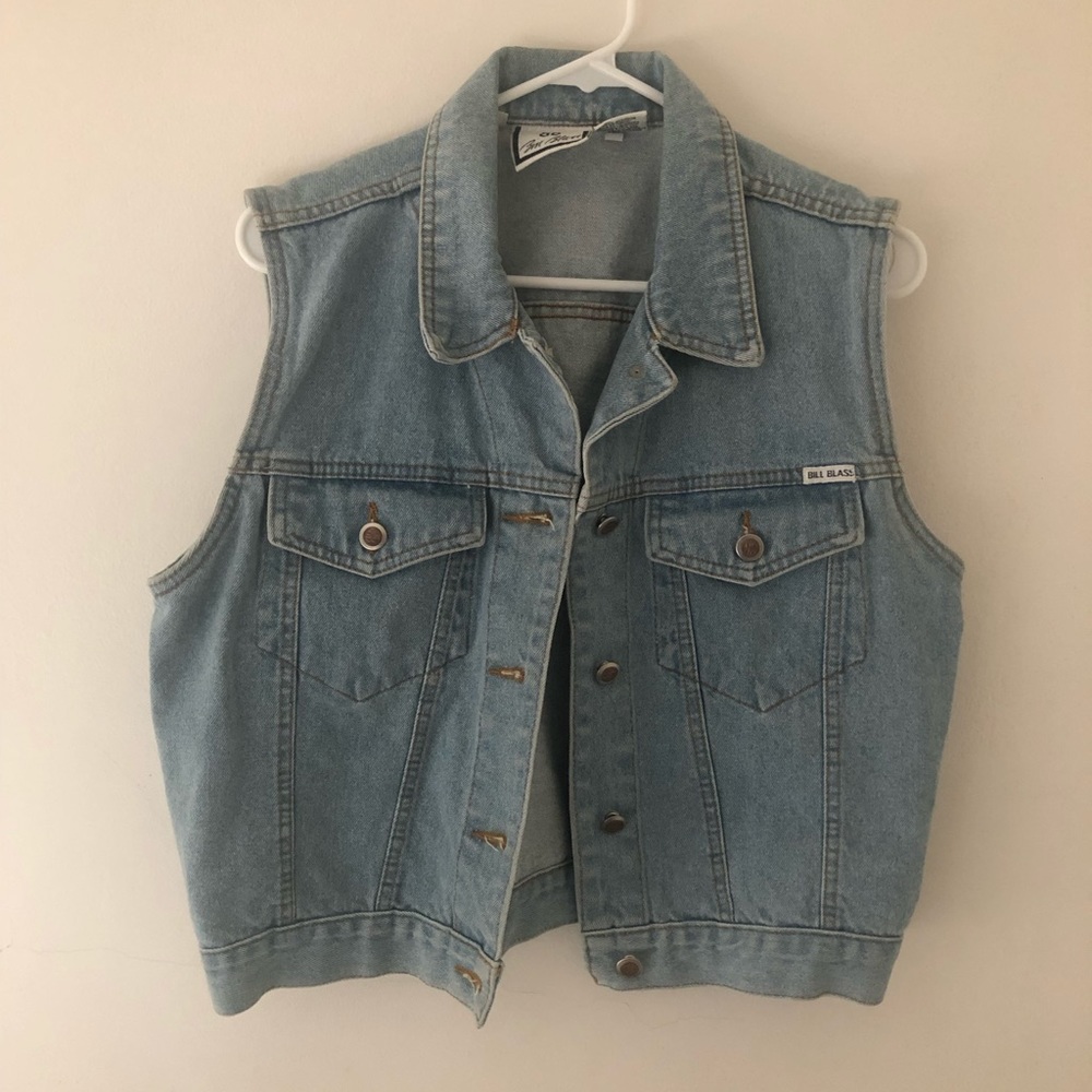 Bill Blass Denim Vest
